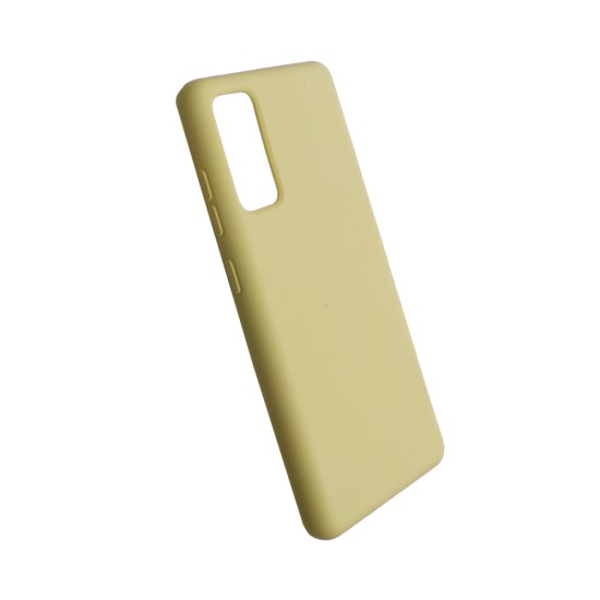 Capa de Silicone para Samsung Galaxy S20 FE Amarelo